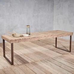 Nkuku Oso Wooden Dining Table - 220cm Kitchen & Dining Room 14 Nkuku Oso Wooden Dining Table - 220cm Kitchen & Dining Room