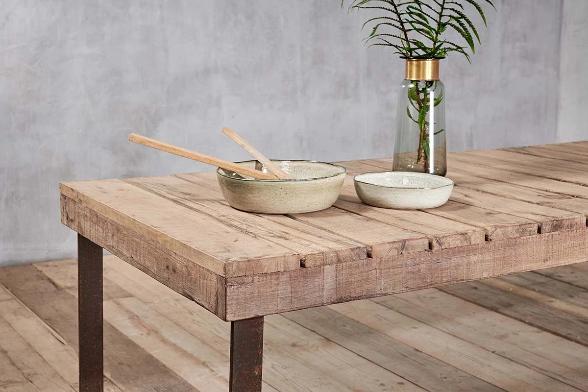 Nkuku Oso Wooden Dining Table - 220cm Kitchen & Dining Room 6 Nkuku Oso Wooden Dining Table - 220cm Kitchen & Dining Room