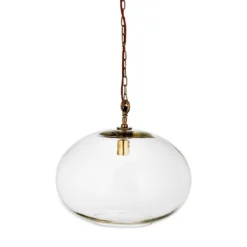 Nkuku Otoro Glass Pendant - Large Round