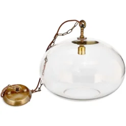 Nkuku Otoro Glass Pendant - Large Round