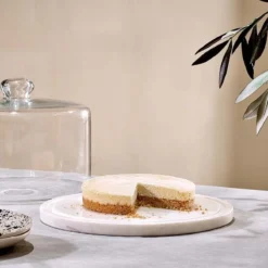 Nkuku Ovah Marble Cake Dome - White New Arrivals