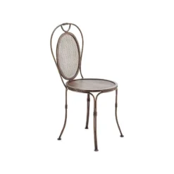 Nkuku New Arrivals Parwaha Iron Bistro Chair