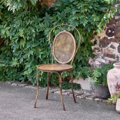 Nkuku New Arrivals Parwaha Iron Bistro Chair