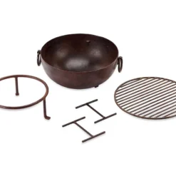 Nkuku Garden Furniture Patna Tabletop Kadai Fire Pit