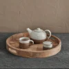 Nkuku Pawi Mango Wood Tray Round Serveware