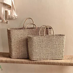 Nkuku Putlar Seagrass Basket Bag