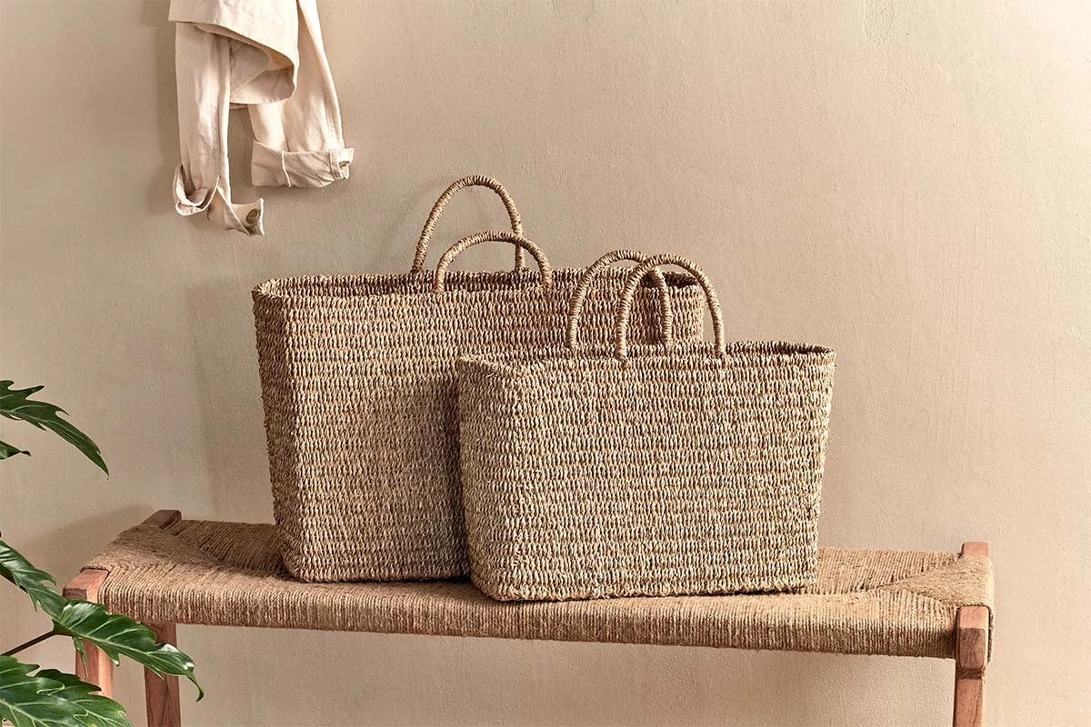 Nkuku Putlar Seagrass Basket Bag 3 Nkuku Putlar Seagrass Basket Bag