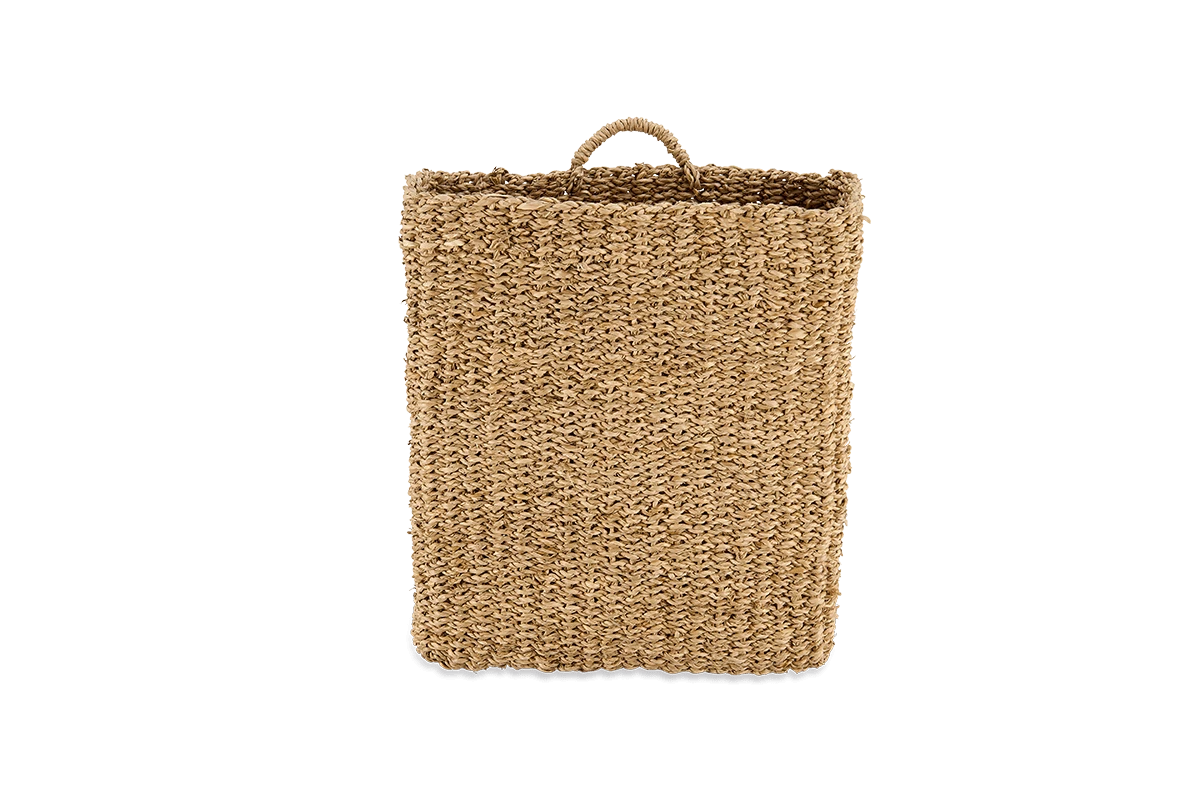 Nkuku Putlar Seagrass Wall Hung Basket 6 Nkuku Putlar Seagrass Wall Hung Basket