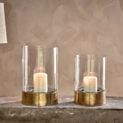 Nkuku Home Accessories Rajura Hurricane Lantern