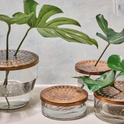 Nkuku Ramla Vase With Lid - Tapered Home Accessories