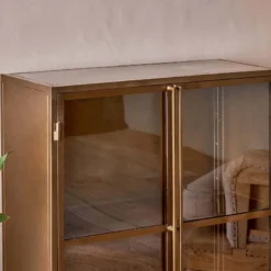 Nkuku Ranchi Iron Cabinet Living Room