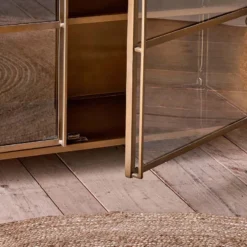 Nkuku Living Room Ranchi Iron Sideboard