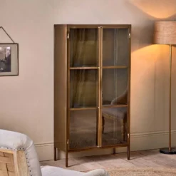 Nkuku Ranchi Iron Tall Cabinet