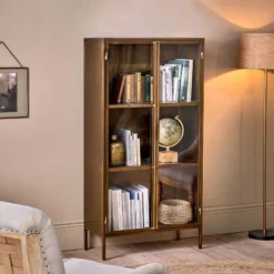 Nkuku Ranchi Iron Tall Cabinet