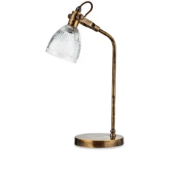 Nkuku Rarni Table Lamp - Antique Brass