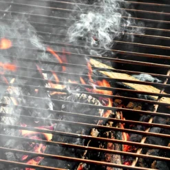 Nkuku Reclaimed Iron Kadai Fire Pit With Grill - Medium Garden Furniture