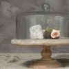 Nkuku Serveware Recycled Glass Dome Cake Stand