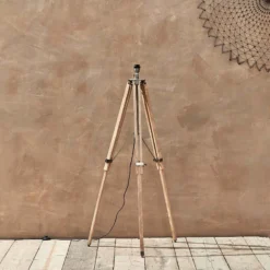 Nkuku Living Room Ronga Tripod Floor Lamp