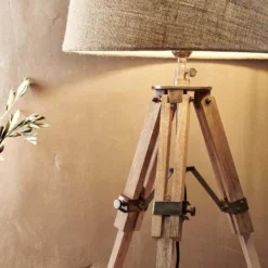 Nkuku Living Room Ronga Tripod Table Lamp
