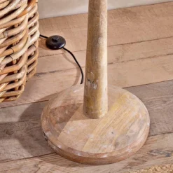 Nkuku Sahar Mango Wood Floor Lamp New Arrivals