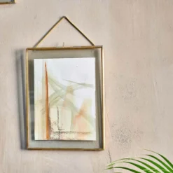 Nkuku Sambas Kiko Brass Frame - Portrait Home Accessories