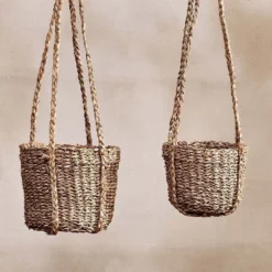 Nkuku Sangdi Seagrass Hanging Planter 9 Nkuku Sangdi Seagrass Hanging Planter