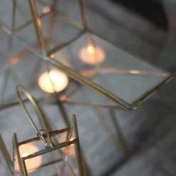 Nkuku Home Accessories Sanwi Standing Star Brass