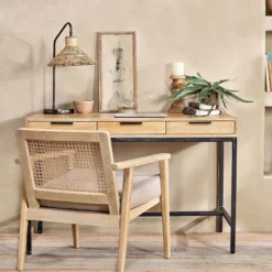 Nkuku New Arrivals Settur Mango Wood Desk