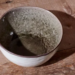 Nkuku Simi Bowl - Moss Green Tableware