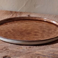 Nkuku Simi Dinner Plate - Earth