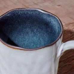 Nkuku Tableware Simi Mug - Deep Blue - Large (Set Of 2)