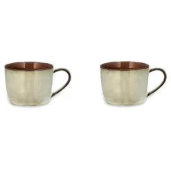 Nkuku Tableware Simi Mug - Earth - Small (Set Of 2) 9 Nkuku Tableware Simi Mug - Earth - Small (Set Of 2)