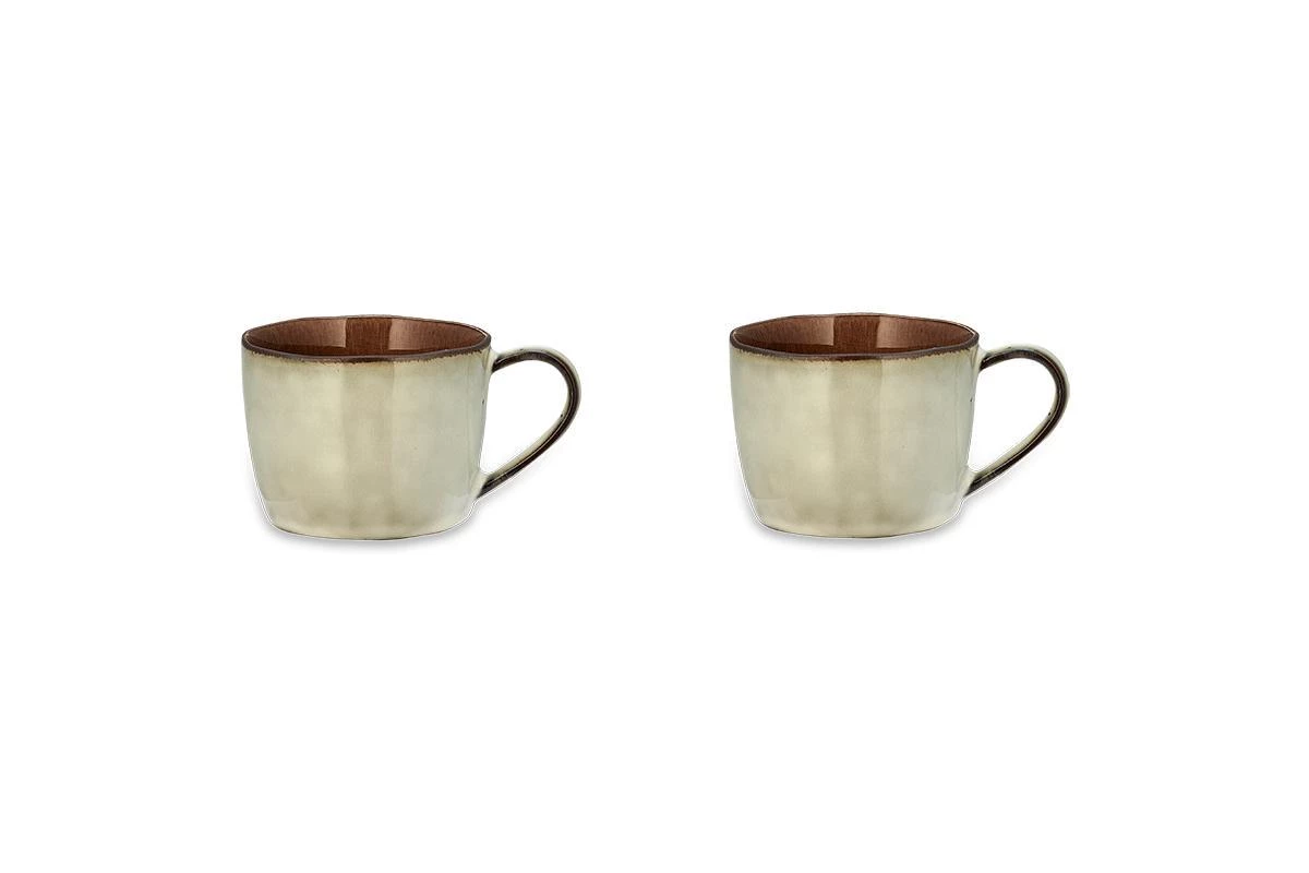 Nkuku Tableware Simi Mug - Earth - Small (Set Of 2) 6 Nkuku Tableware Simi Mug - Earth - Small (Set Of 2)