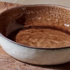 Nkuku Simi Serving Bowl - Earth - Small Tableware