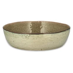 Nkuku Tableware Simi Serving Bowl - Moss Green - Large