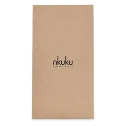 Nkuku Sirkali Salad Server Set - Brushed Silver (Set Of 2)