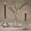 Nkuku Sirsa Glass Candlestick - Clear Home Accessories 2 Nkuku Sirsa Glass Candlestick - Clear Home Accessories