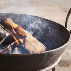 Nkuku Reclaimed Iron Kadai Fire Pit - Small