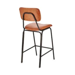 Nkuku New Arrivals Sotta Leather Bar Chair