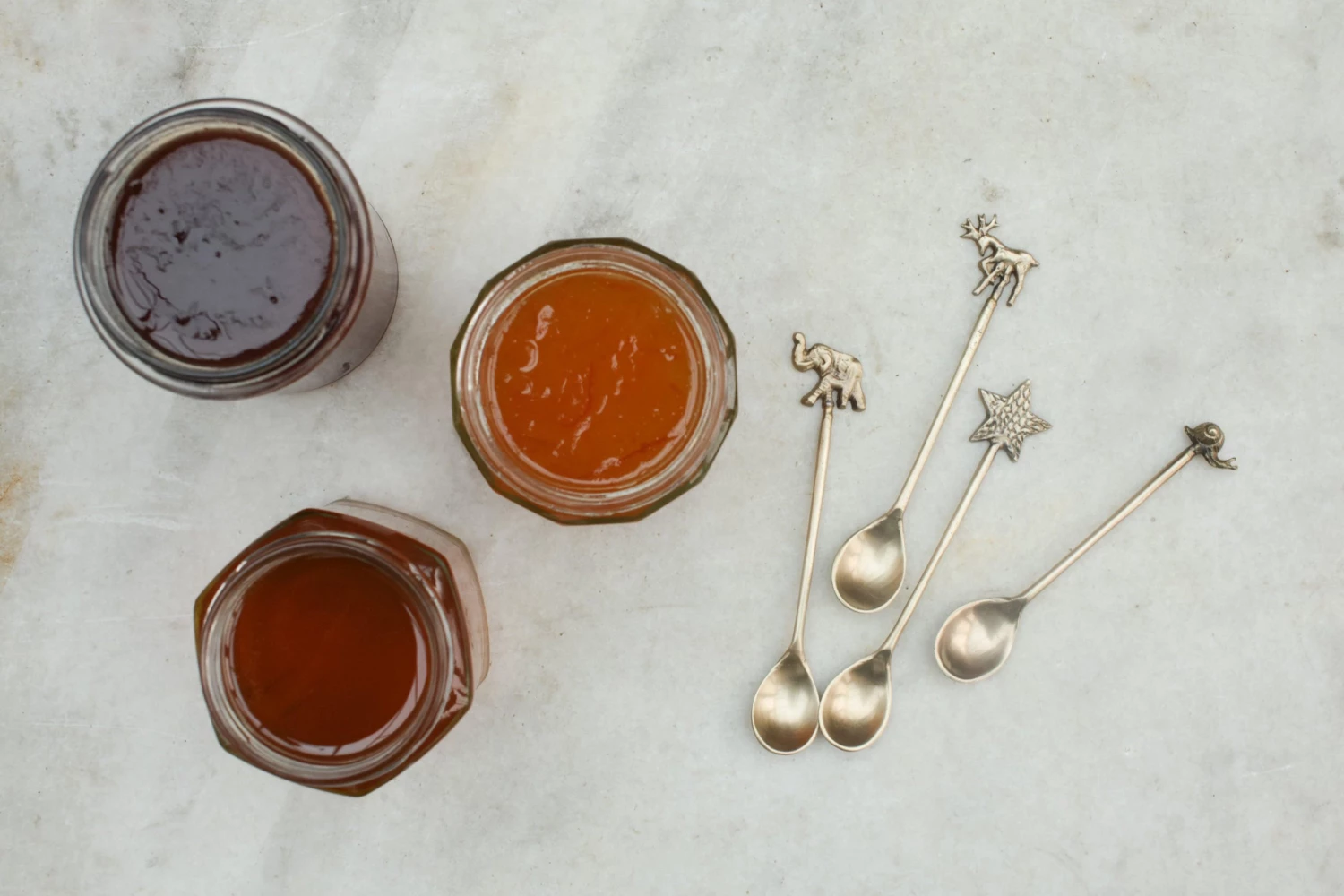 Nkuku Stag Brass Spoons (Set Of 2) 6 Nkuku Stag Brass Spoons (Set Of 2)