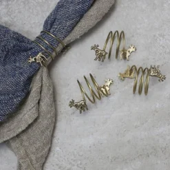 Nkuku Stag Napkin Rings
