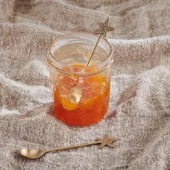 Nkuku Star Spoon Gift Set - Antique Brass (Set Of 2) Tableware