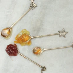 Nkuku Star Spoon Gift Set - Antique Brass (Set Of 2) Tableware