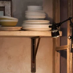 Nkuku Tabosa Brass Clamp Light Shop By Type