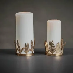 Nkuku Tabwa Fern Candle Holder