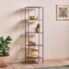 Nkuku New Arrivals Takua Iron Narrow Standing Shelves 2 Nkuku New Arrivals Takua Iron Narrow Standing Shelves