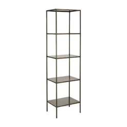 Nkuku New Arrivals Takua Iron Narrow Standing Shelves 13 Nkuku New Arrivals Takua Iron Narrow Standing Shelves