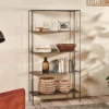 Nkuku Takua Iron Wide Standing Shelves