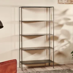 Nkuku Takua Iron Wide Standing Shelves