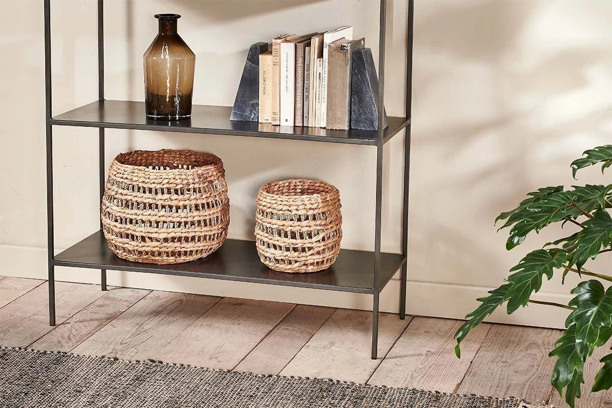 Nkuku Takua Iron Wide Standing Shelves 6 Nkuku Takua Iron Wide Standing Shelves